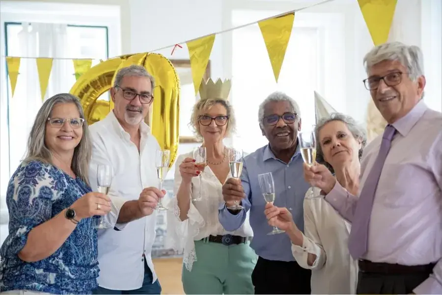 Exemple d'ambiance retraite pour un faire-part numérique